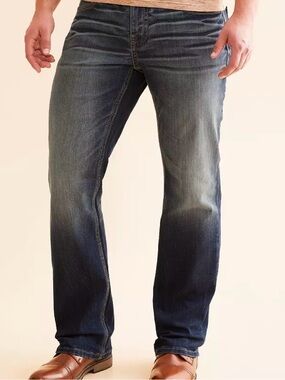BKE Derek Men's Relaxed Fit Bootcut Denim Jeans 36x33.5